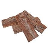 Liberté créative : ces panneaux d’écorce décoratifs sont parfaits pour créer un décor d’enclos à lézards ou des éléments d’écorce pour terrarium, vous offrant une créativité sans limites pour la modèles ou l’aménagement décors