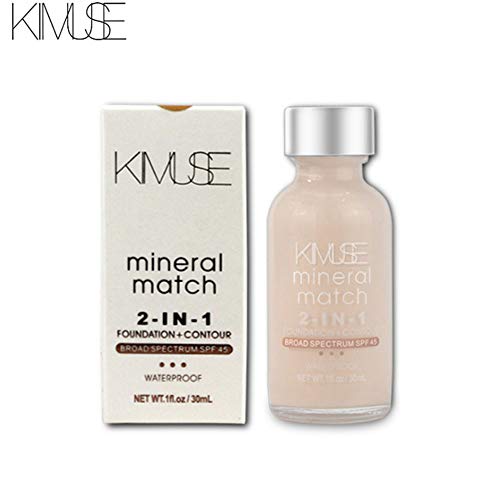 Preisvergleich Produktbild Cwemimifa Fit Me Concealer,Flüssige feuchtigkeitsspendende, lang anhaltende, natürliche Concealer-Make-up-Grundierungscreme,M...
