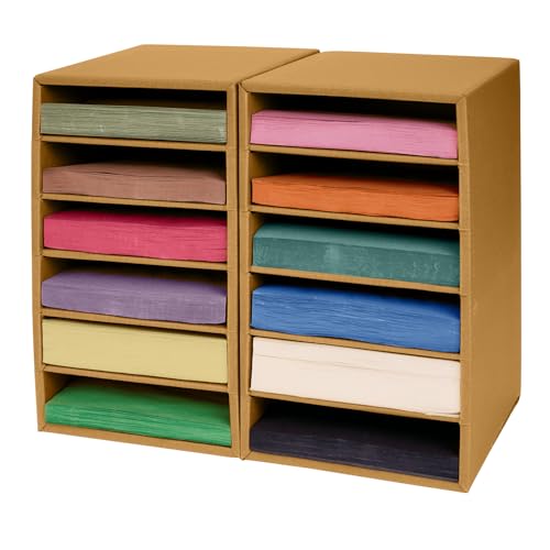 Colorations Lightweight Construction Paper with Organizer - 2200 Sheets