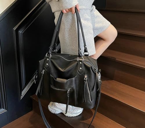 Trendy Fashion Tote Purses and Crossbody bags for Women Casual Large Hobo Shoulder Bags Multi-Pocket Handbag4