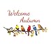 Collections Etc Welcome Autumn Garage Door Magnets