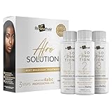 Brazilian Afro Smoothing System – Texture Release 3x120ml Set | Hair Straightening & Curl Release Treatment | Smooths, Softens, Strengthens | Vegan & Formaldehyde-Free