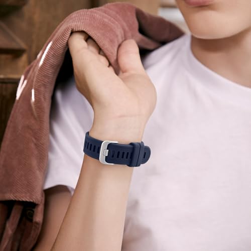 Image of Tobfit Straps Compatible with Garmin Vivoactive 5 /3,Venu Sq /Venu Watch Band for Women Men, 20mm Soft Silicone Sport Strap for Garmin Vivoactive 3 /5, Vivomove HR, Forerunner 245 /645 Music