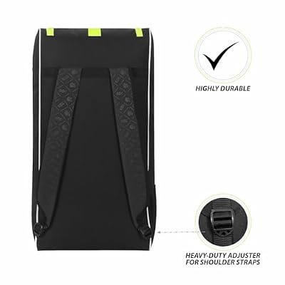 DSC Polyester ECO-10 Cricket Kit Bag, Black