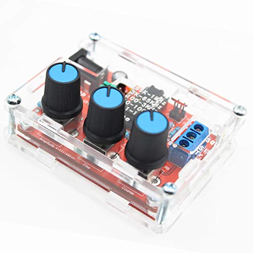 Image of XR2206 Function Generator DIY Kit Adjustable Frequency 1Hz-1MHz Sine Triangle Square Wave Output (Parts+Shell+Manual)