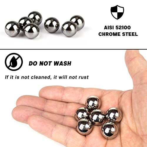 Image of 100 Pcs Steel Bearing Balls16mm /0.625 inch Precision Chrome Steel Bearing Balls G25 (5 /8 inch)