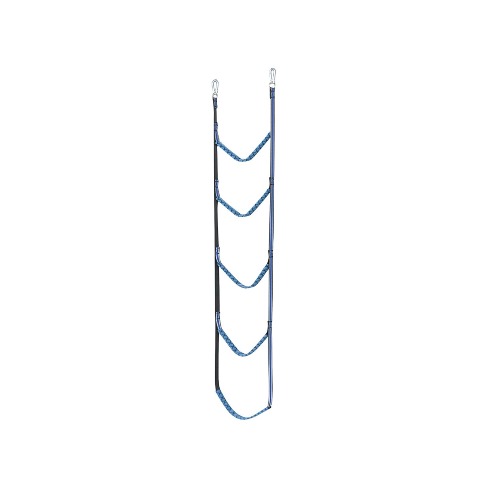 Boat Rope Ladder, 3/4/5 Step Rope Ladder Kayak Inflatable Jet Ski Canoe Multicolor(Blue 5 Ladders)