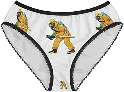 Fireman Panties, Fireman Underwear, Briefs, Cotton Briefs, Funny Underwear, Panties For Women