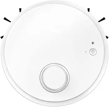 Robot aspirador 3 en 1 con función de limpieza, robot aspirador con fuerte modo de aspiración de 1500 Pa, depósito de polvo de 200 ml, 6,8 cm superdelgado, 70 minutos de tiempo de funcionamiento, con