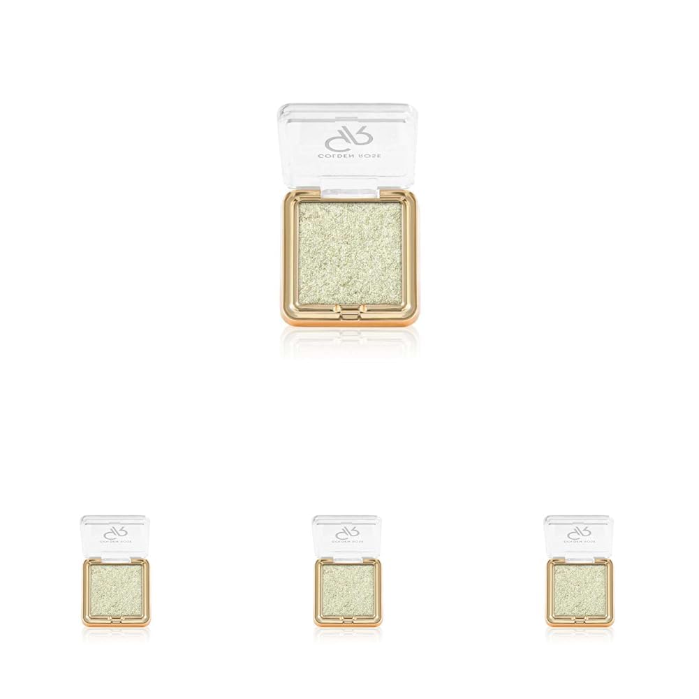 Golden Rose Glitter Glow Eyeshadow No: 04 Vega - Simli Kremsi Göz Farı (4 paketi)