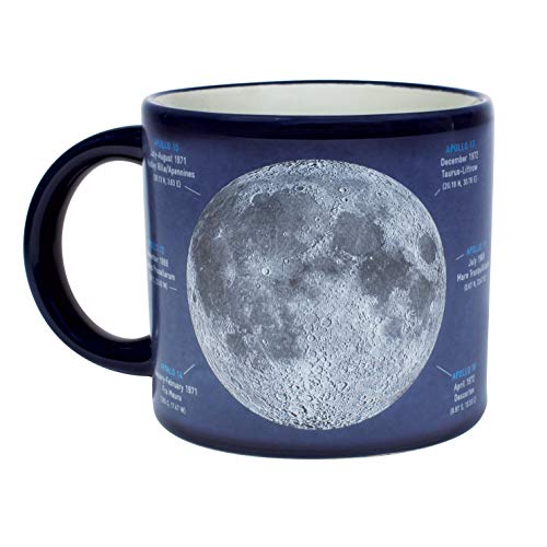 The Unemployed Philosophers Guild Heat Changing Moon Mug - Add Coffee and...