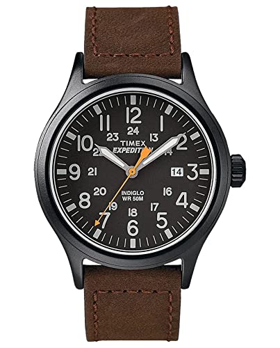Brown Leather/Black