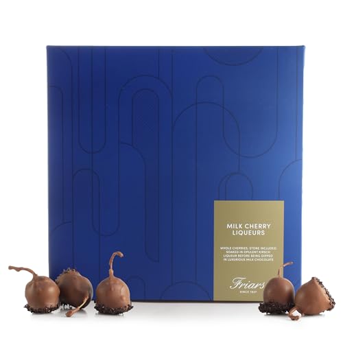 Friars Premium Milk Chocolate Cherry Liqueurs Alcoholic 24 Pieces