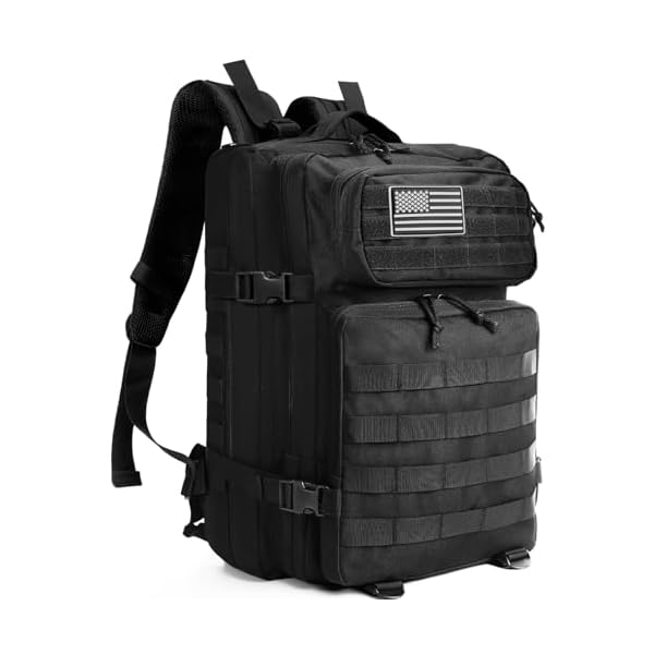 Military-Tactical-Backpack-for-Men-45L-Molle-Army-3-Days-Assault-Pack-Bug-Out-Bag-Water-Resistant-and-Hiking-Treeking-Rucksack Saboos Military Tactical Backpack for Men 45L Molle Army 3 Days Assault Pack Bug Out Bag Water Resistant and Hiking Treeking Rucksack
