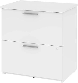 Bestar Universel 29W Lateral File Cabinet in White