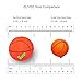 4/8/16 Pack 2.36 Inch Wrist Return Balls Wristband Ball Rubber Rebound Bouncy Sport Ball (Basketball, Baseball, Soccer,Tennis) on Elastic String Wrist Exercise or Play,Gift Toy for Kids Teens Adults