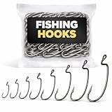 Worm Hooks for Bass Fishing- Texas Rig - Ewg