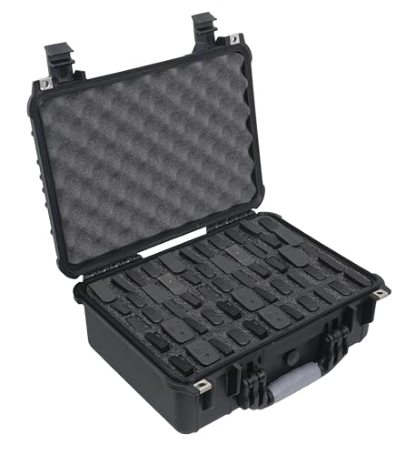 Case Club 55 Pistol Magazine Case, Protective Hard Case, Waterproof & Crushproof, Pressure Valve, Folding Handles & Lockable, Airline Approved - Case Club