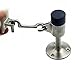 Heavy Duty Door Stopper with Hook, Stainless Steel Door Holder Stop with Sound Dampening Rubber Bumper Wall Mounted Door Floor Stop Holder,Free Screws (Sliver)