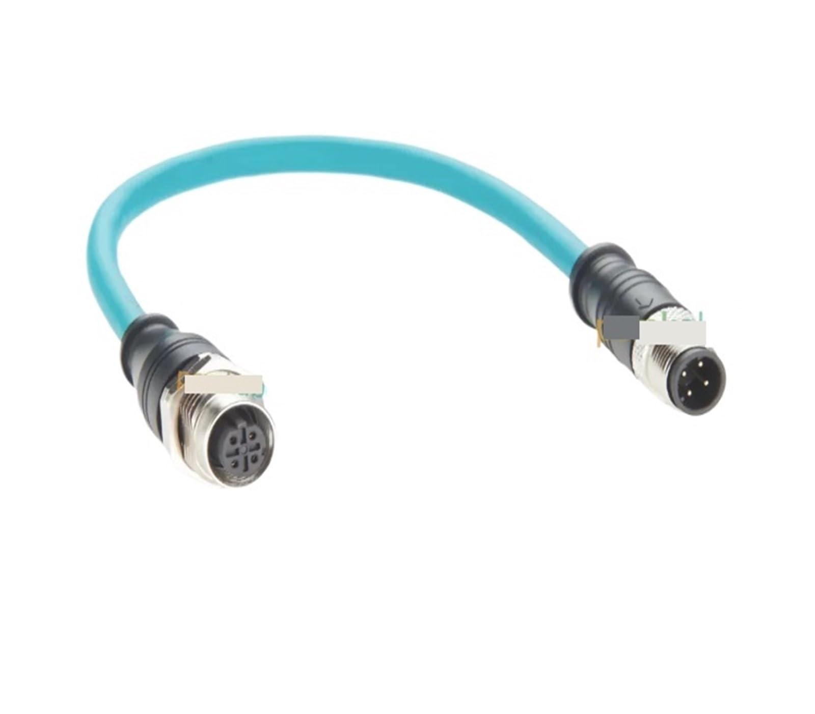Cable Ethernet M12 D-Code PCM-HD-0202 para cableado de armarios eléctricos 2
