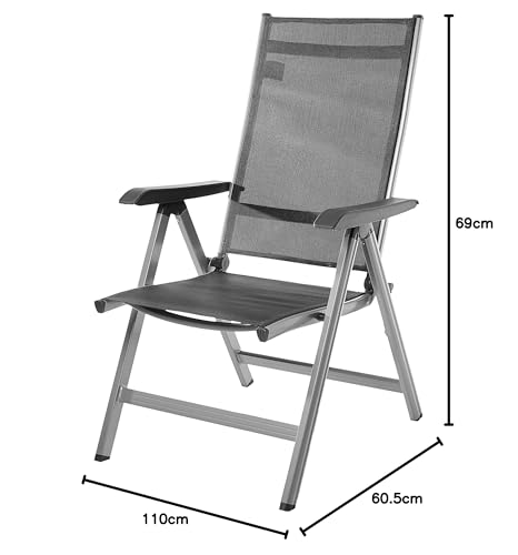 Amazon Basics - Silla para exteriores ajustable en 5 posiciones