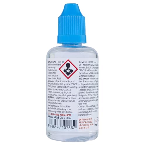 Champion Ventilöl für Trompete, Kornett, Euphonium, Tuba, Tenorhorn und weitere Blechblasinstrumente. Sorgt für schnelles, zuverlässiges Spiel. Hergestellt im Vereinigten Königreich. 50 ml