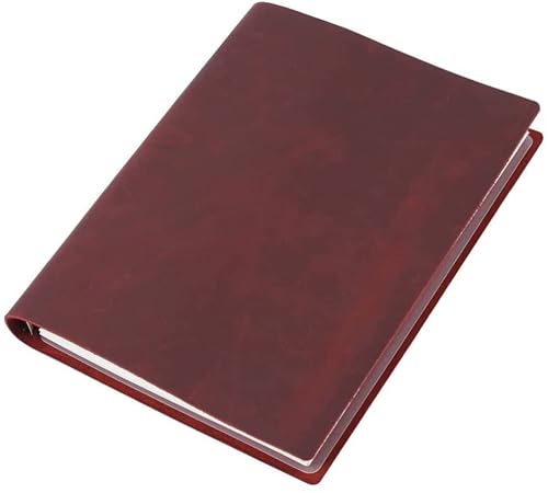 Vintage Leather Cover Notebook B5 Loose-Leaf Binder Planner Organizer Thickened Sketchbook Diary (Color : B, Size : B5)