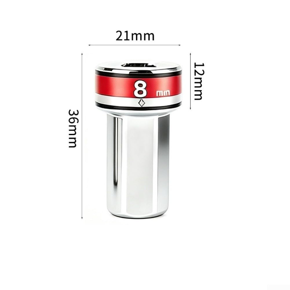Set 8-19mm con Extensor 15° para acero Set 8-19mm con Extensor(1pc)
