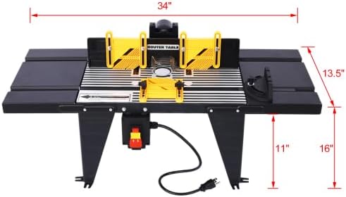 Electric Benchtop Router Table Wood Working Craftsman Tool