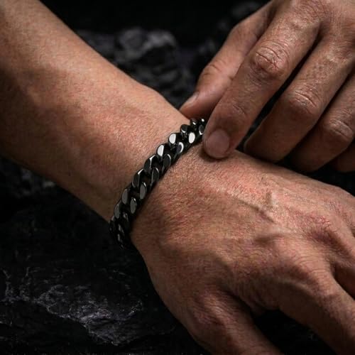 Image of Salty Alpha Anti Tarnish Bracelet for Men | Hand Bands for Boys | Wrist Bracelets for Man | Fashion Jewellery Accessories | Stylish Minimal Jewelry | Gift for Marriage, Birthday, Anniversary