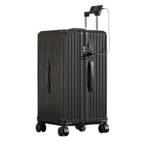 [Zentapo] �X�[�c�P�[�X �L�����[�P�[�X 20�C���` 3�F7�[�^�݌v �r�W�l�X�P�[�X ���s�P�[�X�y�� ��e�� �L���X�^�[ 360�x��] ���@�\ �B���t�b�N �J�b�v�z���_�[�t�� USB�|�[�g�t�� �C�w���s 1��2�� (�u���b�N, 20�C���`)