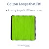 Harrisville Designs Friendly Loom | 10” PRO-Sized Lime Potholder Weaving Loops | Craft 2 Cotton Potholders #2