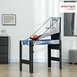 SPORTNOW table multi-jeux 5 en 1 compacte bleue photo 2