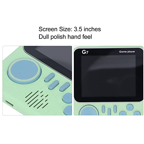 Bannt ポータブルゲーム機、1人用軽量ゲーム機で家庭で遊べる3.5インチカラースクリーン (緑)