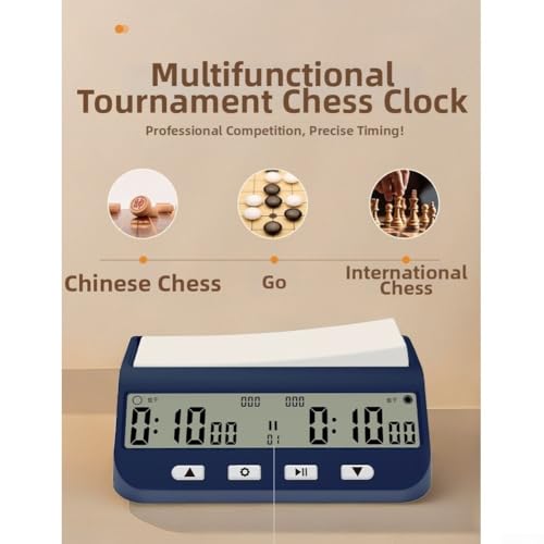 Reloj de ajedrez con Byo Yomi y Delay programable para torneos de Go 7