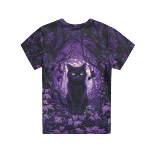Image of Xhuibop Kids T Shirts for Boys Size 3-16 Girls Short Sleeve Sportswear Active Tops
