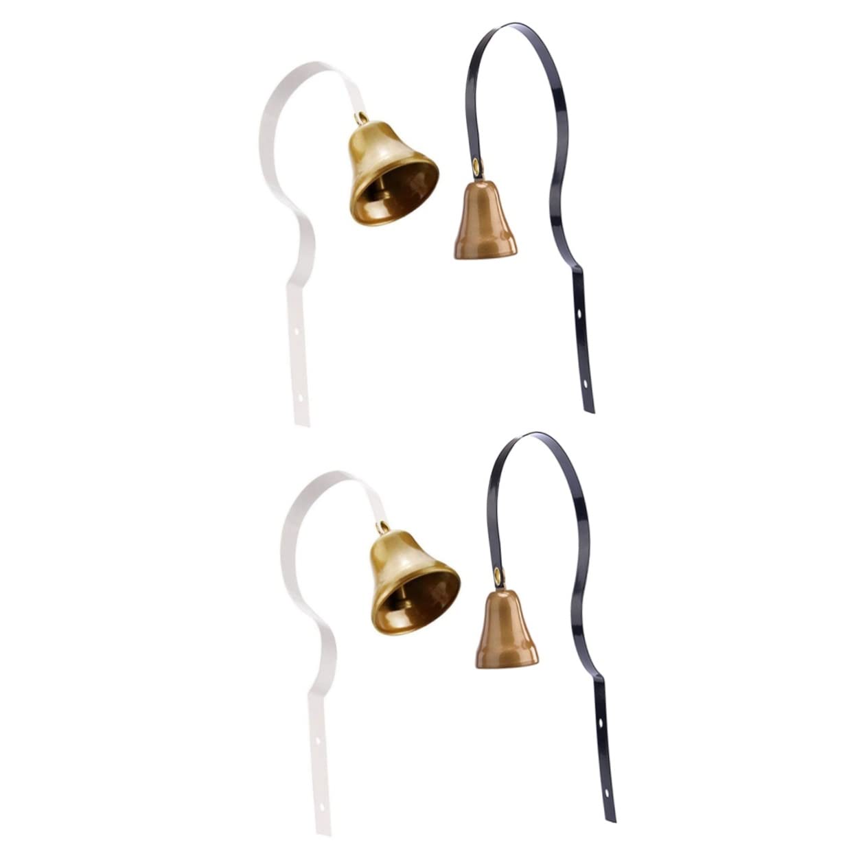 STOBOK 4piezas Timbre para Perros De Metal Entrenamiento De Potty y Housetraining Diseño Elegante para Comunicación Mascotas