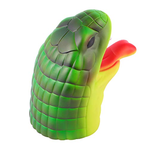 STOBOK Crianças Fantoche Brinquedos Cabeça de Cobra de Borracha Fantoches de Mão Animal Fantoche de