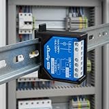 4er-Pack Hutschienenhalter kompatibel mit Shelly Gen4 Plus Gen3, 35 mm DIN Rail Halter für Hutschiene DIN-Schiene, wieder lösbarer Clip, 90° Montage, Schwarz