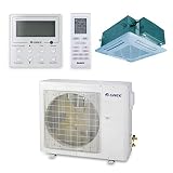 Gree 18,000 BTU 16 SEER Ceiling Cassette Ductless Mini Split Air Conditioner Heat Pump 208/230V