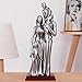 Produktbild GiiWii Familie-Figur, Vater, Mutter Und Kinder Statue, Handgemachten Silbernen Skulptur Sammelbare, Vintage Abstrakte Kunst Statuette Dekoration Schmuck Für Wohnzimmer Schlafzimmer Büro Schreibtisch