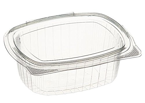 Chiner Envases de plástico para alimentos rectangular OPS (375 cc (100 unds.))