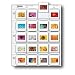 Print File 2x2-20B Archival Storage Page for 20 Slides - Pack of 25 - 050-0270
