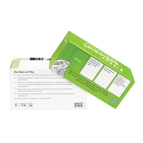 Playmonster Utter Nonsense Family Edition - The Game Of Funny Voices And Accents! Blue #TOP5