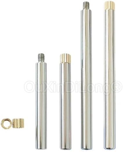 500PCS Acrylic Tabletop Floating Frame Holder Standoff Screws Advertising Nails for Glass Artwork and Sign Displays GF1382 - (Color: 6X50MM)