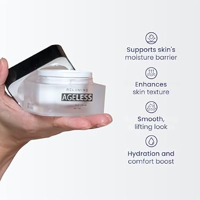 Relumins Ageless Firming Face Cream 50g Daily Moisturizer with Collagen, Peptides, Omega Ceramides | Boosts Hydration, Elasticity, Glow & Contour