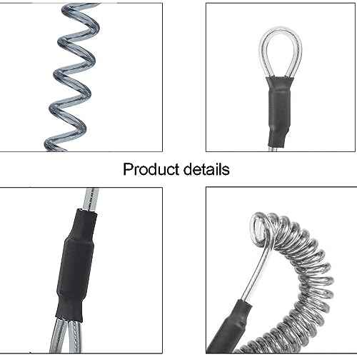 SULIUDAJI 4 Pezzi Portachiavi Spirale Portachiavi