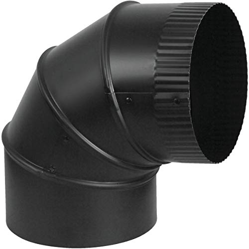 UNITED STATES HDW BM0016 8" Adjustable Elbow, Black