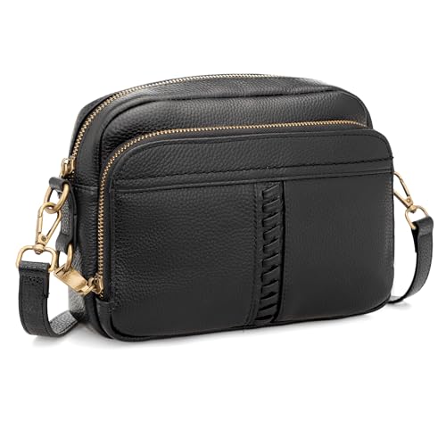 Image of befen Genuine Leather Crossbody Bag for Women Anti Theft Purse and Hangbags with Built in RFID Wallet