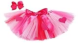 Tutu Dreams Pink Tutu for Toddler Girls Valentines Day Outfit Sweet Hearts Costume Holiday Birthday...